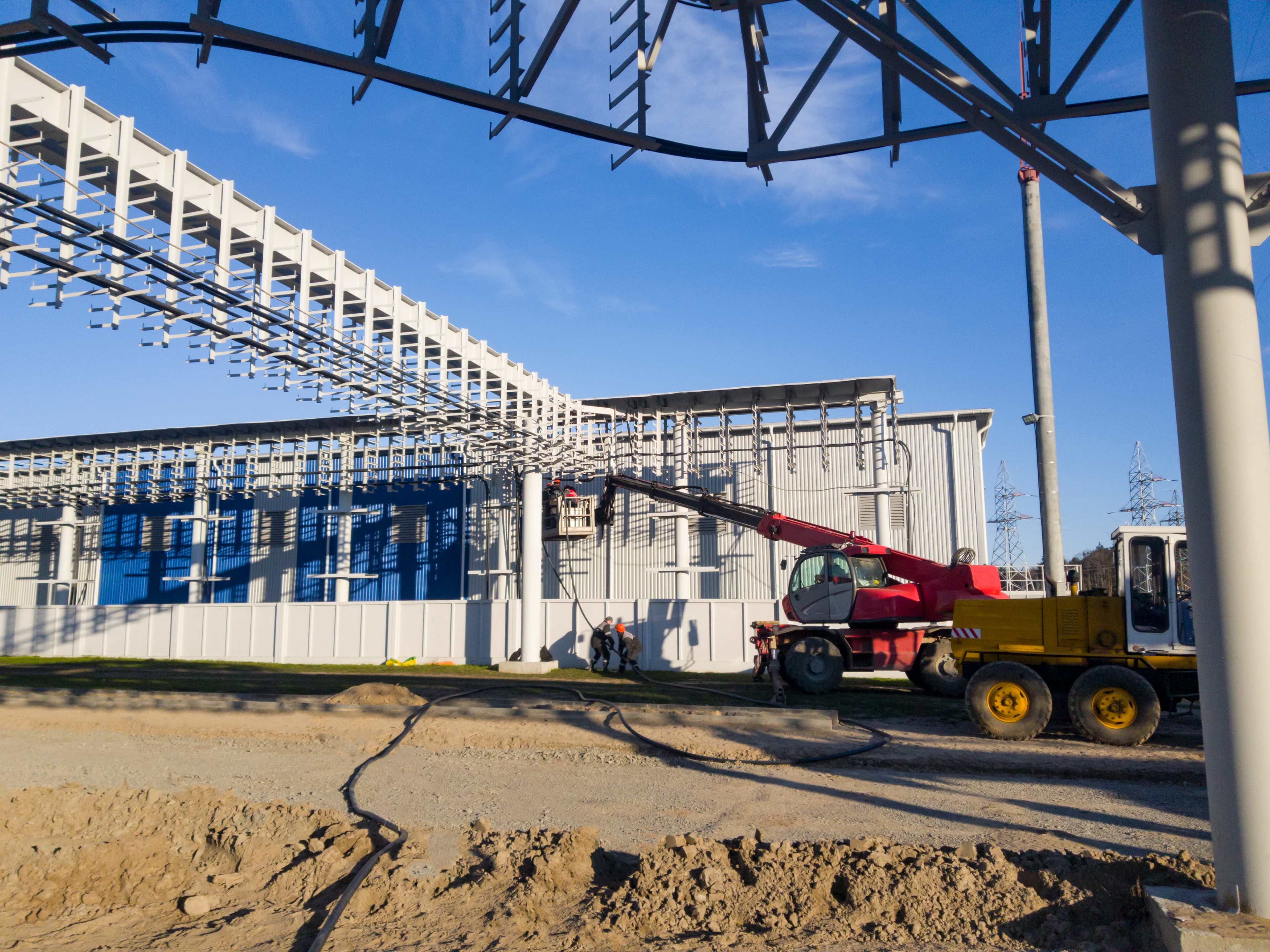 Data center under construction